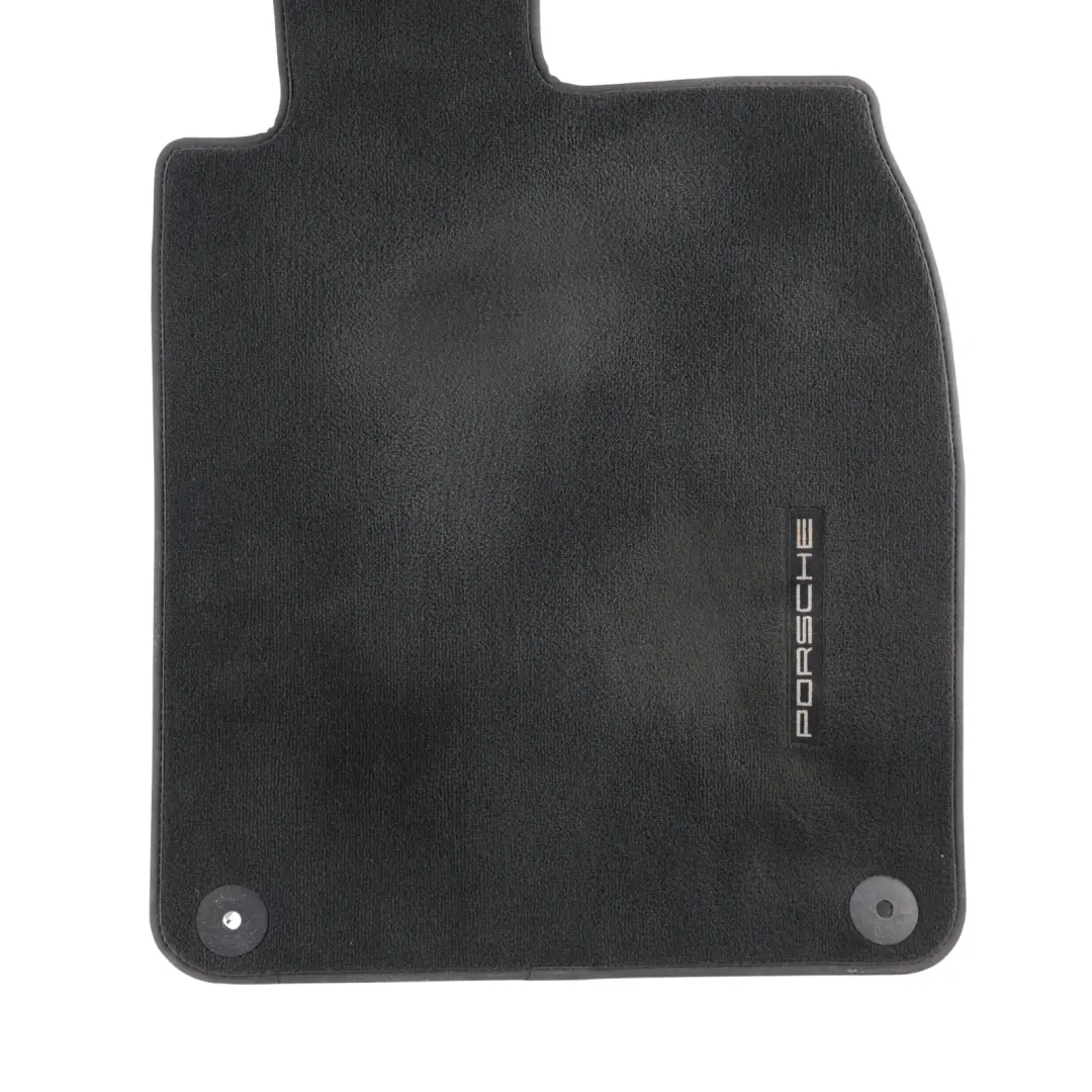 Porsche Boxster 982 Front Floor Mat Carpet Set Cloth Fabric - SKU RHD-98155161309 - Part number 98155161309