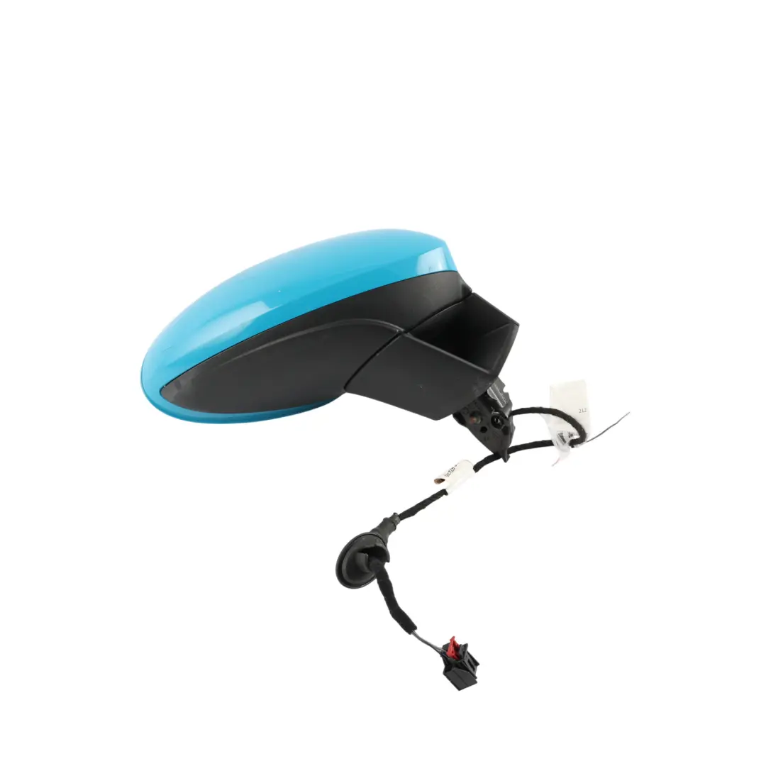 Porsche 718 Boxster 982 Wing Mirror Right O/S Miami Blue - M5C - SKU RHD-982858318A-MIA - Part number 982858318A