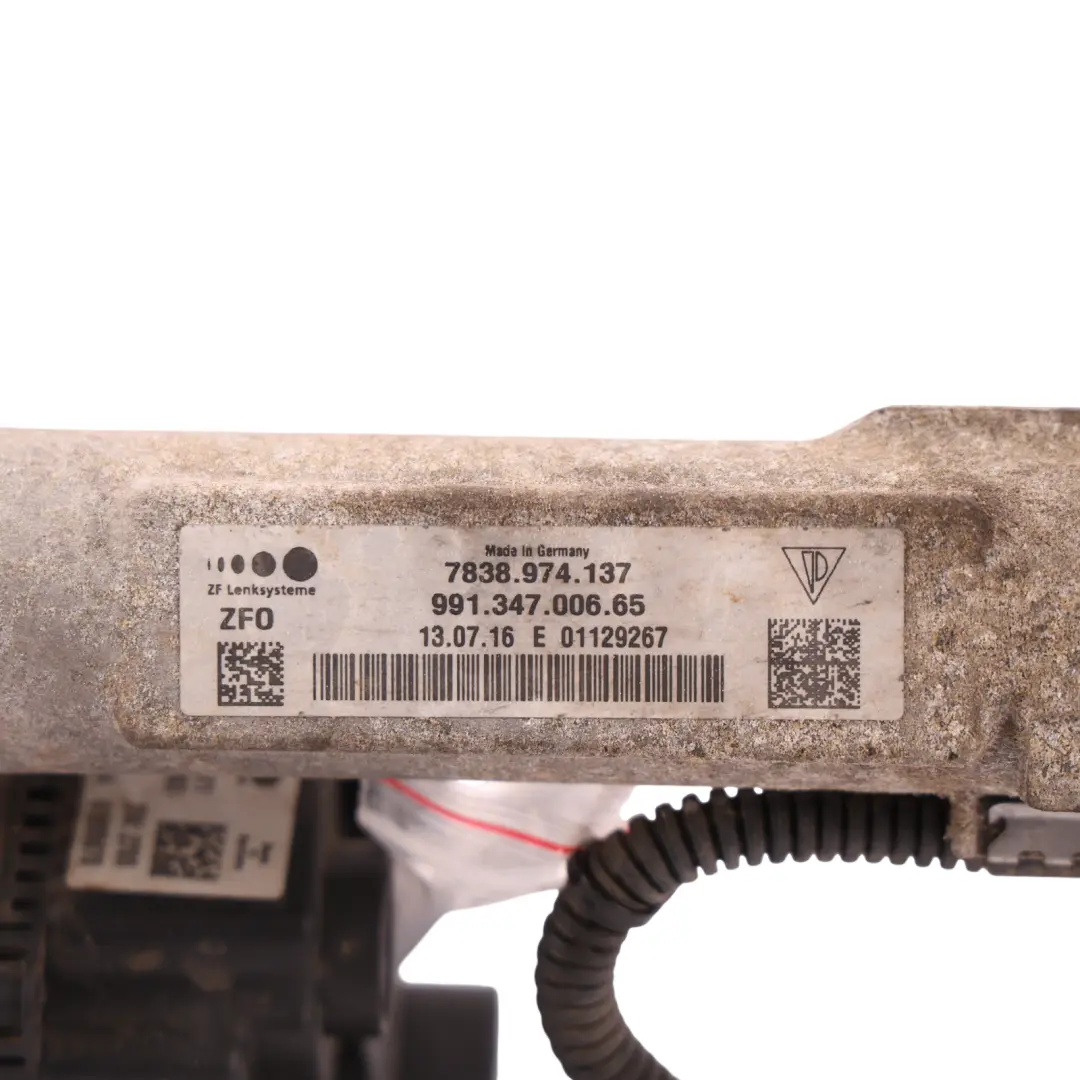 Steering Rack Pinion Gear to Porsche Cayman Boxster 982 Power with Part number 99134700665 Porsche Cayman Boxster 982 Power Steering Rack Pinion Gear - SKU RHD-99134700665 - Part number 99134700665