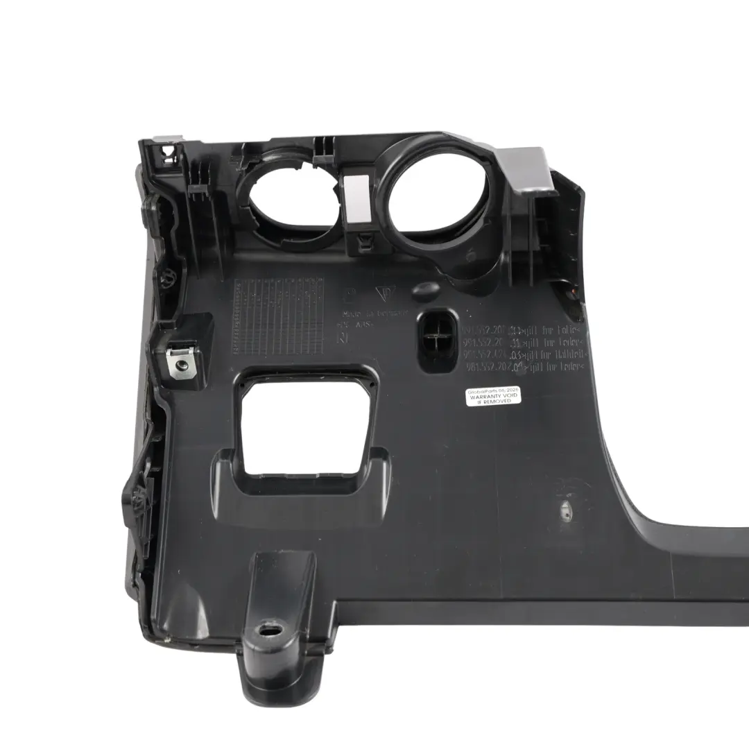 Porsche Boxster Cayman 982 Dashboard Lower Trim Panel Right O/S - SKU RHD-99155220210 - Part number 99155220210