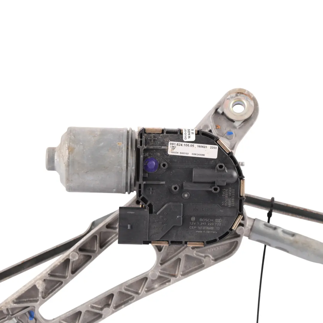 Porsche Cayman Boxster 982 Front Windscreen Wiper Motor Linkage - SKU RHD-99162803607 - Part number 99162803607
