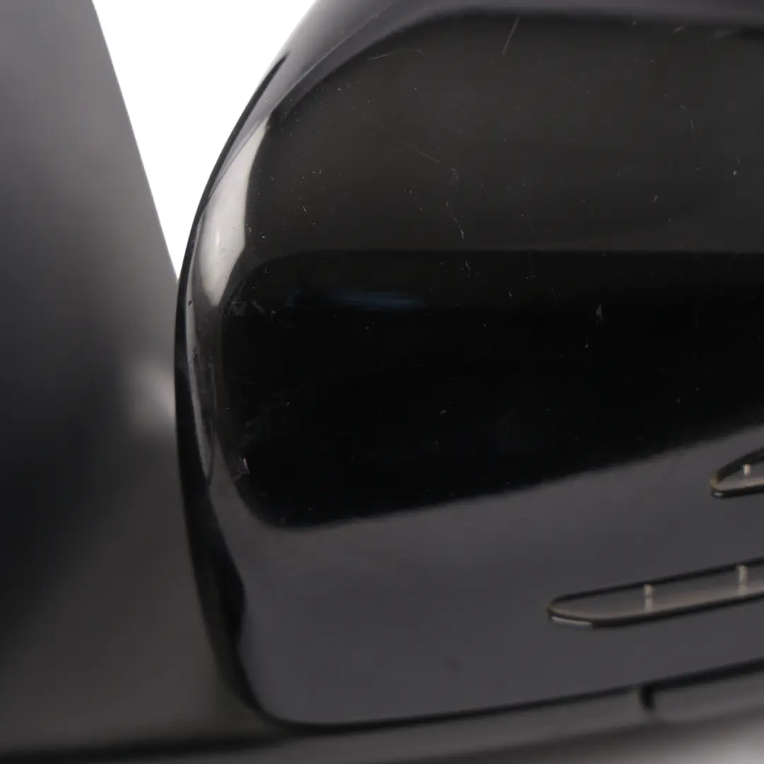 Mercedes C117 Wing Mirror Door Left N/S Auto Dip Power Fold Outside Black - SKU rhd-A1178100976-BLK - Part number A1178100976