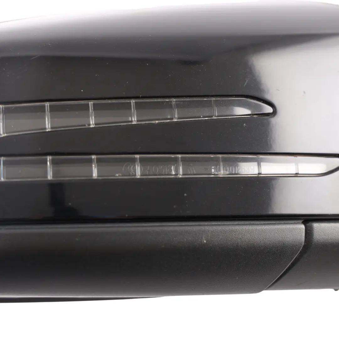 Mercedes C117 Wing Mirror Door Right O/S Auto Dip Power Fold Black - SKU RHD-A1178101076-BLK - Part number A1178101076
