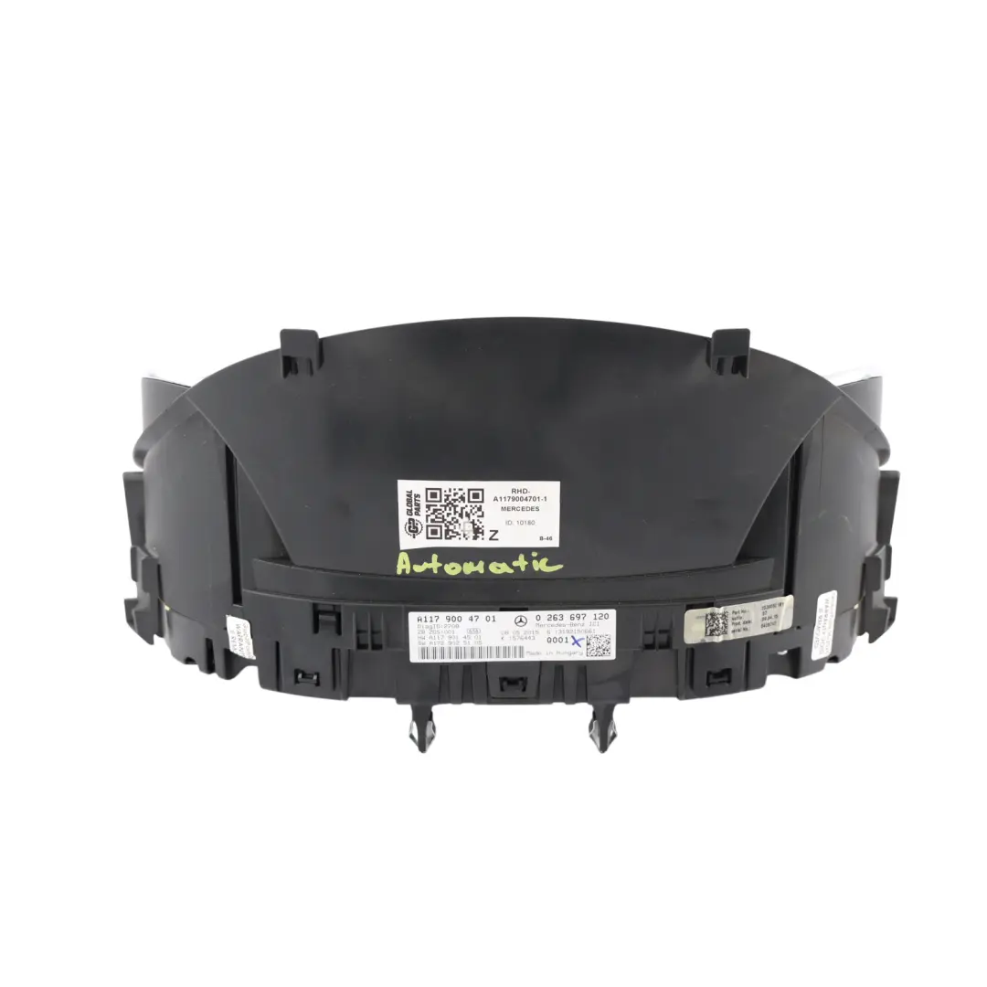 Mercedes CLA C117 Instrument Cluster Speedo Clocks Diesel Manual - SKU RHD-A1179004701-1 - Part number A1179004701
