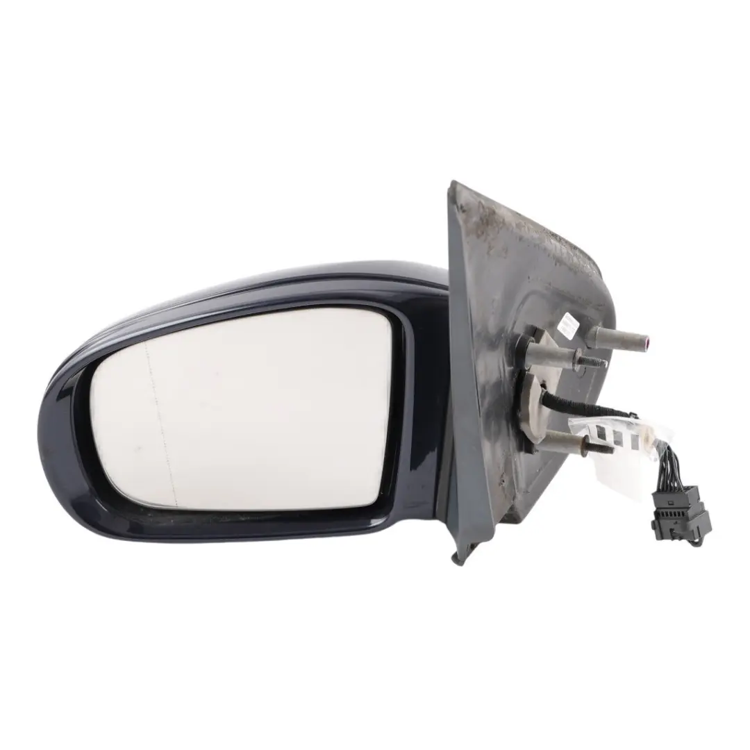 Mercedes W163 Door Wing Mirror Left N/S Power Fold Tanzanite Blue - 359 - SKU RHD-A1638101593-TB - Part number A1638101593