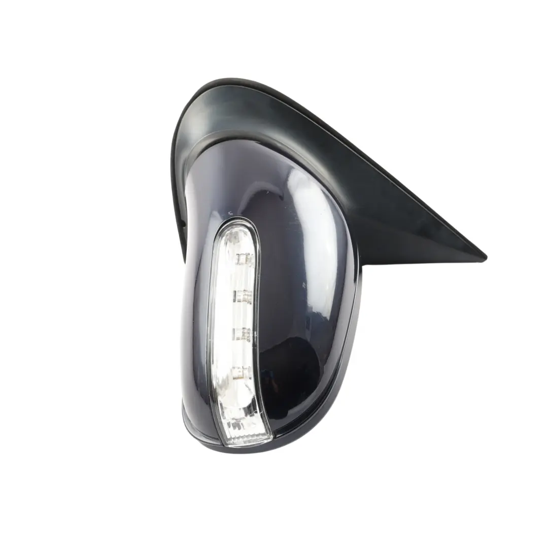 Mercedes W163 Door Wing Mirror Left N/S Power Fold Tanzanite Blue - 359 - SKU RHD-A1638101593-TB - Part number A1638101593
