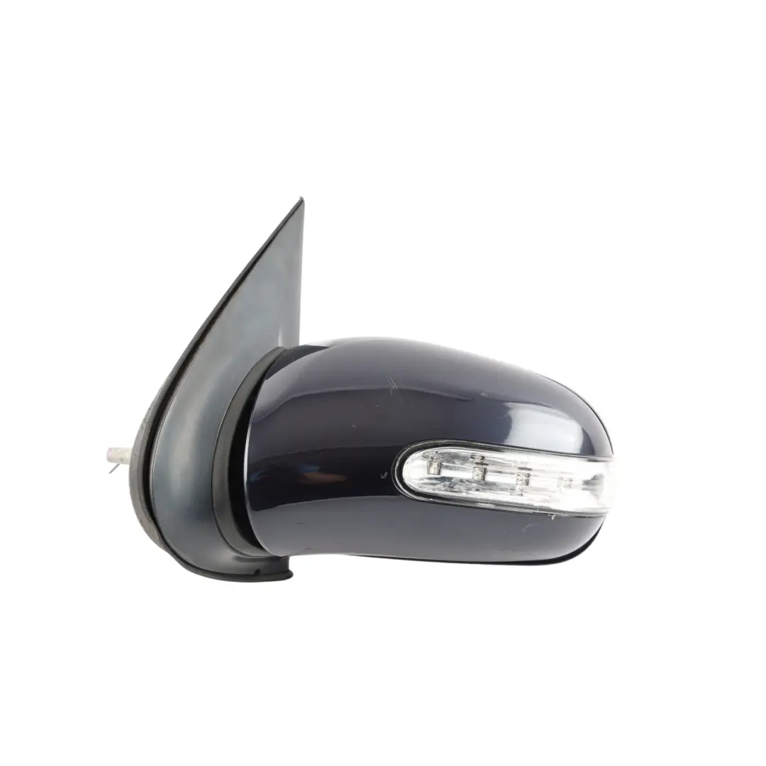 Mercedes W163 Door Wing Mirror Left N/S Power Fold Tanzanite Blue - 359 - SKU RHD-A1638101593-TB - Part number A1638101593