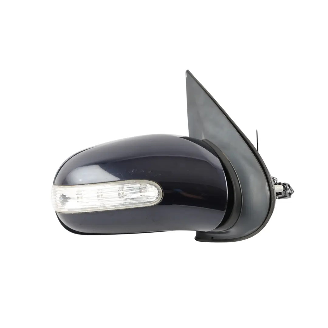 Mercedes W163 Door Wing Mirror Right O/S Power Fold Tanzanite Blue - 359 - SKU RHD-A1638101693-TB - Part number A1638101693
