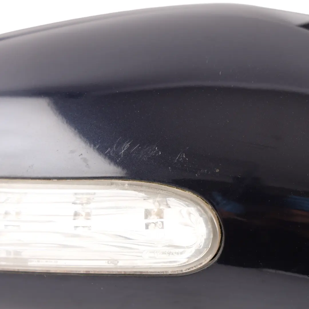 Door Wing Mirror Right O/S Power Fold Tanzanite Blue - 359 to Mercedes W163 with Part number A1638101693 Mercedes W163 Door Wing Mirror Right O/S Power Fold Tanzanite Blue - 359 - SKU RHD-A1638101693-TB - Part number A1638101693