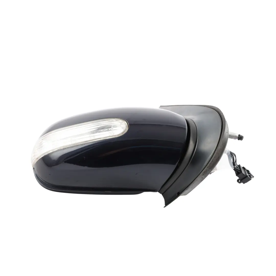 Door Wing Mirror Right O/S Power Fold Tanzanite Blue - 359 to Mercedes W163 with Part number A1638101693 Mercedes W163 Door Wing Mirror Right O/S Power Fold Tanzanite Blue - 359 - SKU RHD-A1638101693-TB - Part number A1638101693