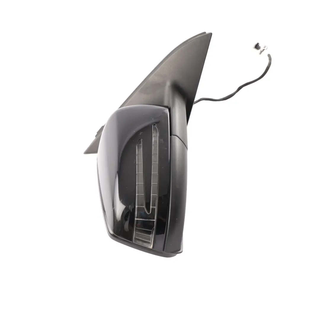 Mercedes W176 Wing Mirror Door Right O/S Outside Power Fold Black - SKU RHD-A1768100400-BLK - Part number A1768100400