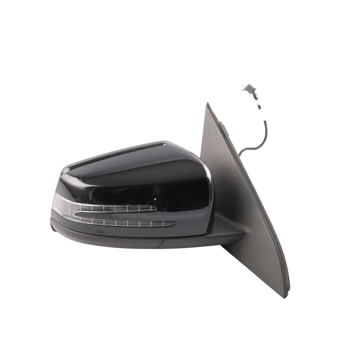 Mercedes W176 Wing Mirror Door Right O/S Outside Power Fold Black - SKU RHD-A1768100400-BLK - Part number A1768100400