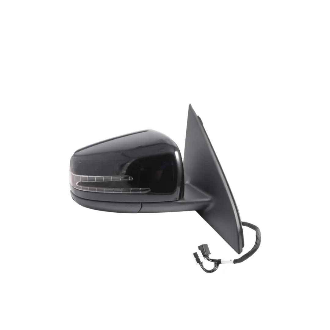 Side View Door Wing Mirror Exterior Right O/S Power Fold Black to Mercedes W176 with Part number A1768100400 Mercedes W176 Side View Door Wing Mirror Exterior Right O/S Power Fold Black - SKU RHD-A1768100400-BLK1 - Part number A1768100400