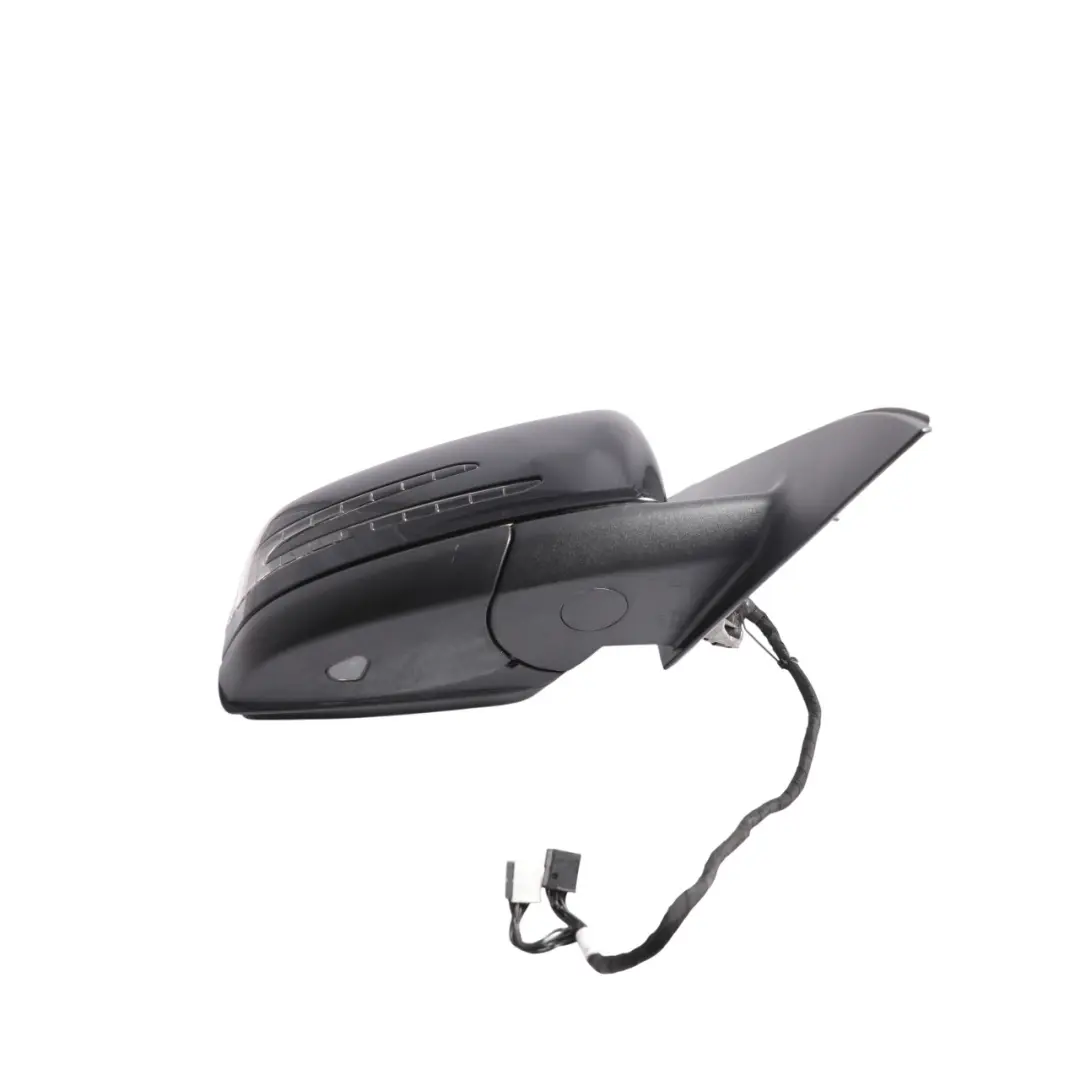 Mercedes W176 Side View Door Wing Mirror Exterior Right O/S Power Fold Black - SKU RHD-A1768100400-BLK1 - Part number A1768100400