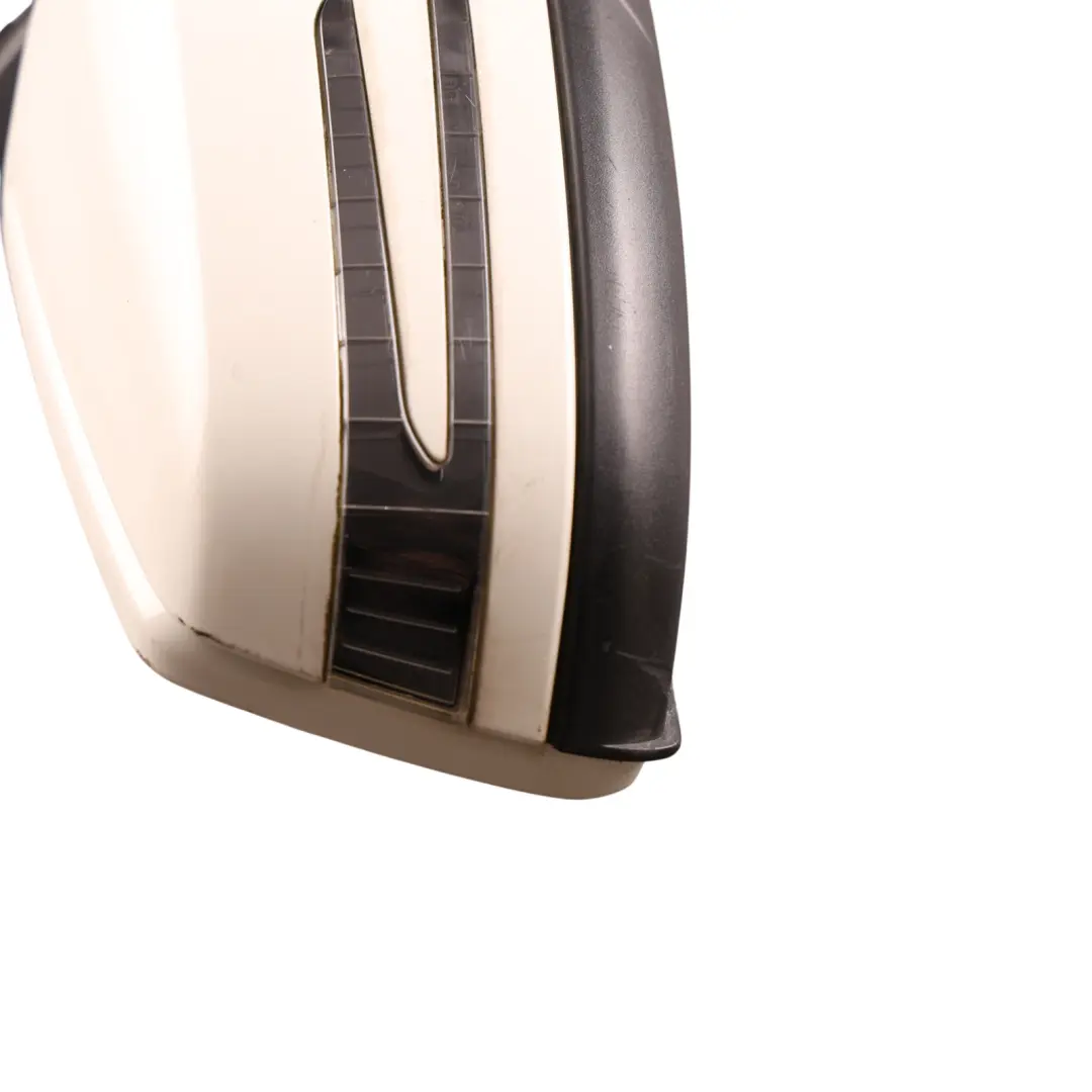 Mercedes W176 Wing Mirror Door Right O/S Outside Power Fold Calcite White - 650 - SKU RHD-A1768100400-CW - Part number A1768100400