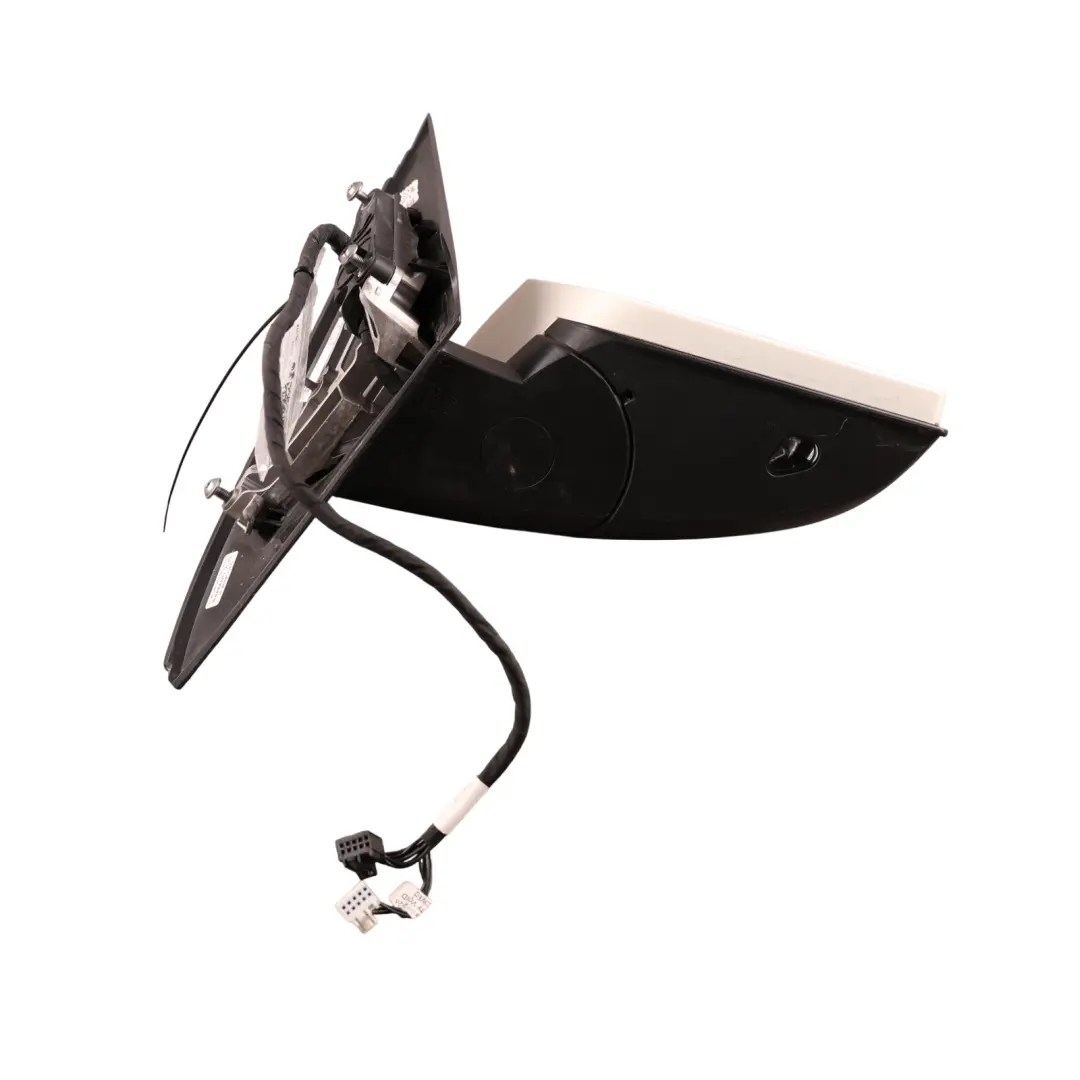 Mercedes W176 Wing Mirror Door Right O/S Outside Power Fold Calcite White - 650 - SKU RHD-A1768100400-CW - Part number A1768100400