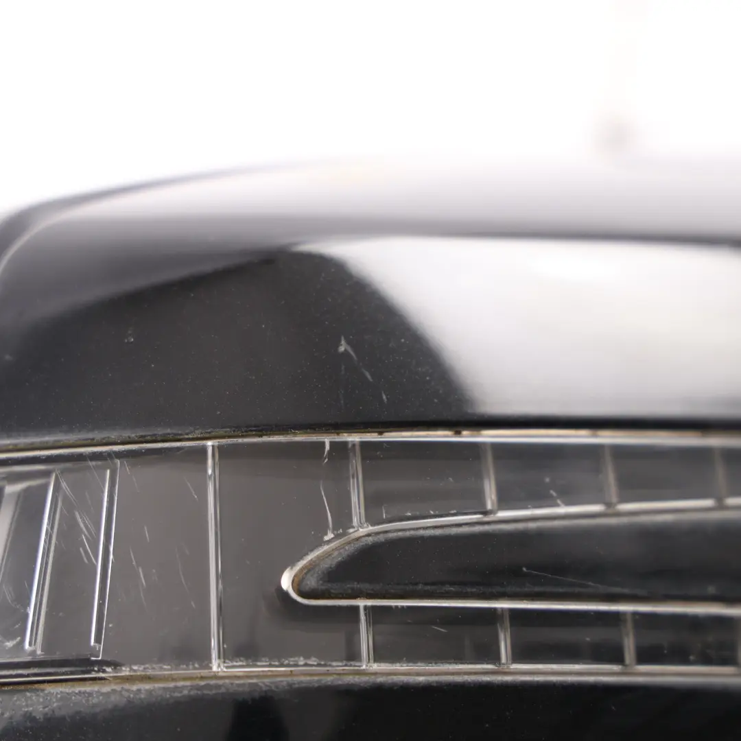 Wing Mirror Door Right O/S Power Fold Cosmos Black Metallic - 191 to Mercedes W176 with Part number A1768100400 Mercedes W176 Wing Mirror Door Right O/S Power Fold Cosmos Black Metallic - 191 - SKU RHD-A1768100400-KB3 - Part number A1768100400