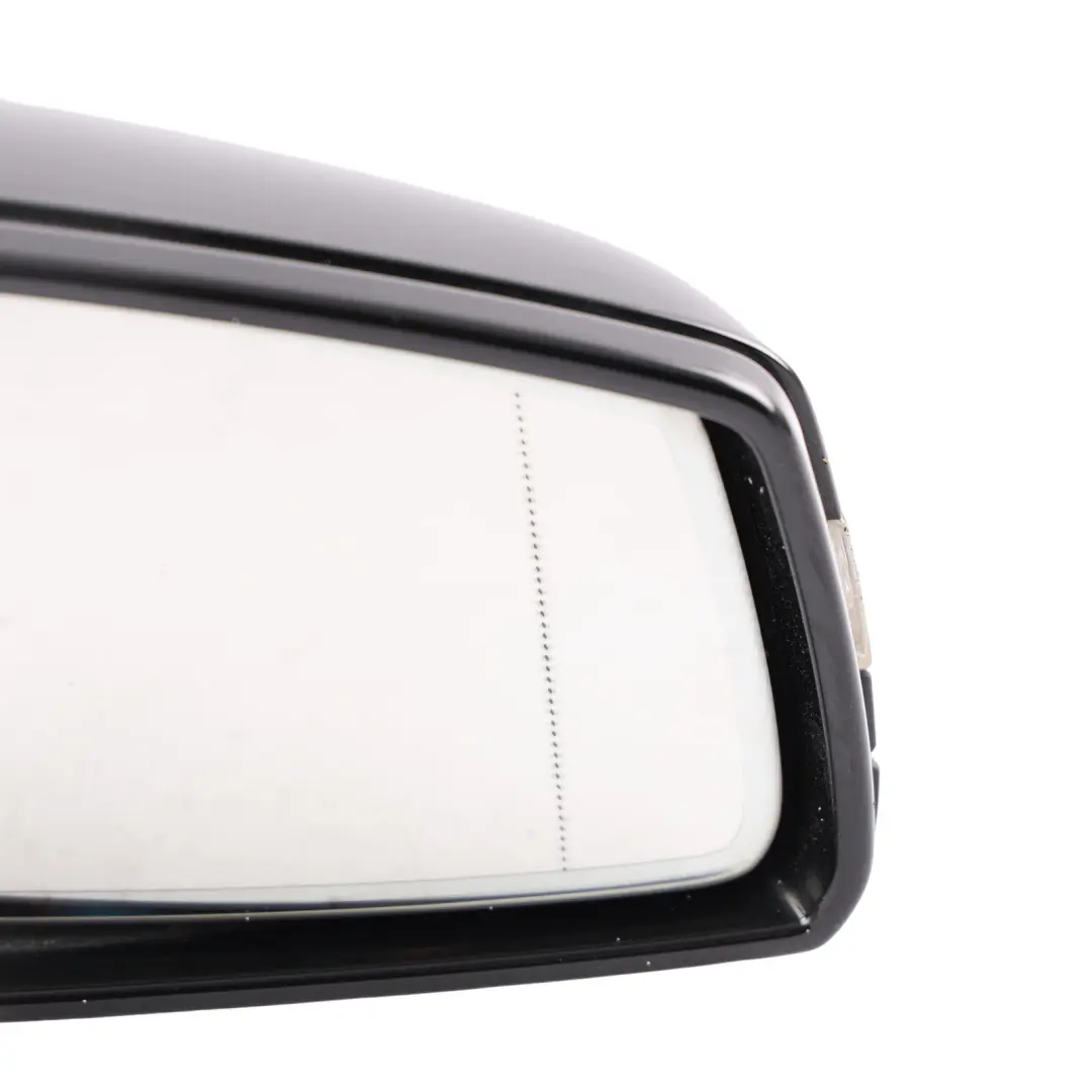 Wing Mirror Door Right O/S Power Fold Cosmos Black Metallic - 191 to Mercedes W176 with Part number A1768100400 Mercedes W176 Wing Mirror Door Right O/S Power Fold Cosmos Black Metallic - 191 - SKU RHD-A1768100400-KB3 - Part number A1768100400