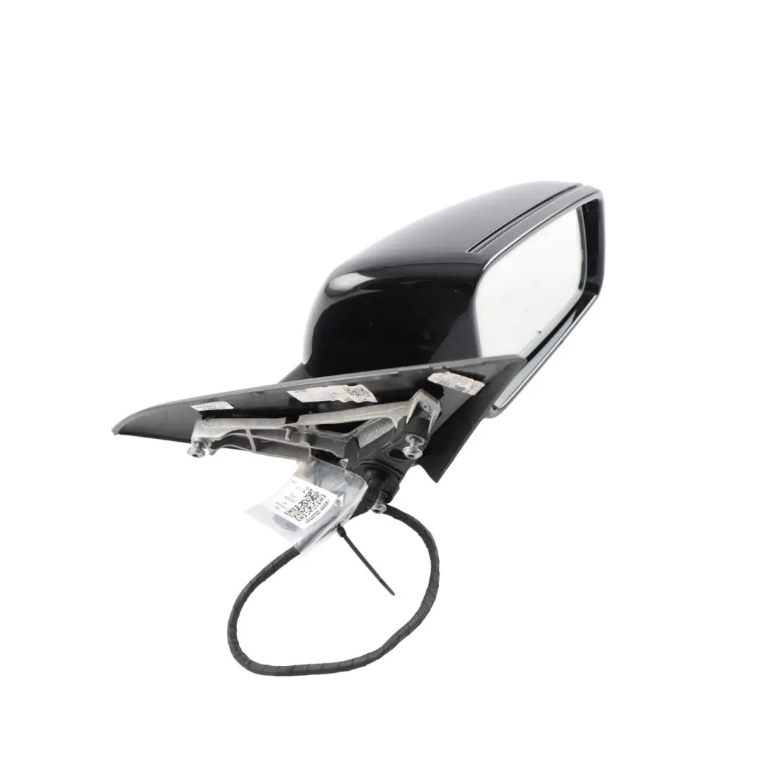 Mercedes W176 Wing Mirror Door Right O/S Power Fold Cosmos Black Metallic - 191 - SKU RHD-A1768100400-KB3 - Part number A1768100400