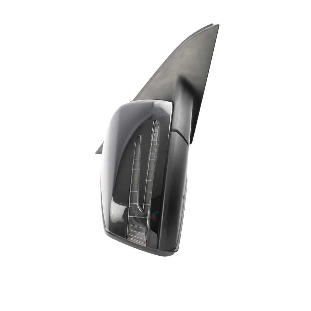 Mercedes W176 Wing Mirror Door Right O/S Power Fold Cosmos Black Metallic - 191 - SKU RHD-A1768100400-KB3 - Part number A1768100400