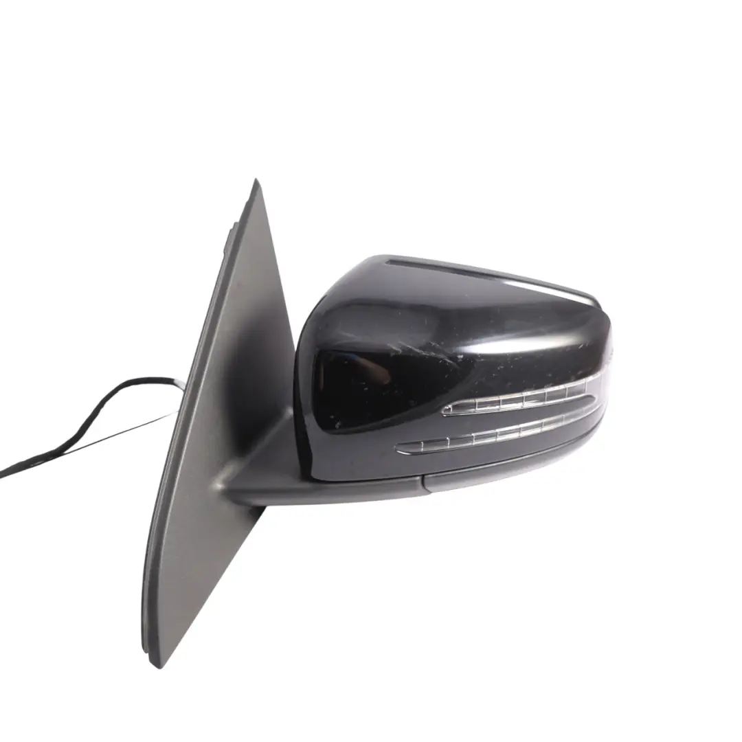 Mercedes W176 Wing Mirror Door Left N/S Power Fold Black - SKU RHD-A1768100500-BLK - Part number A1768100500