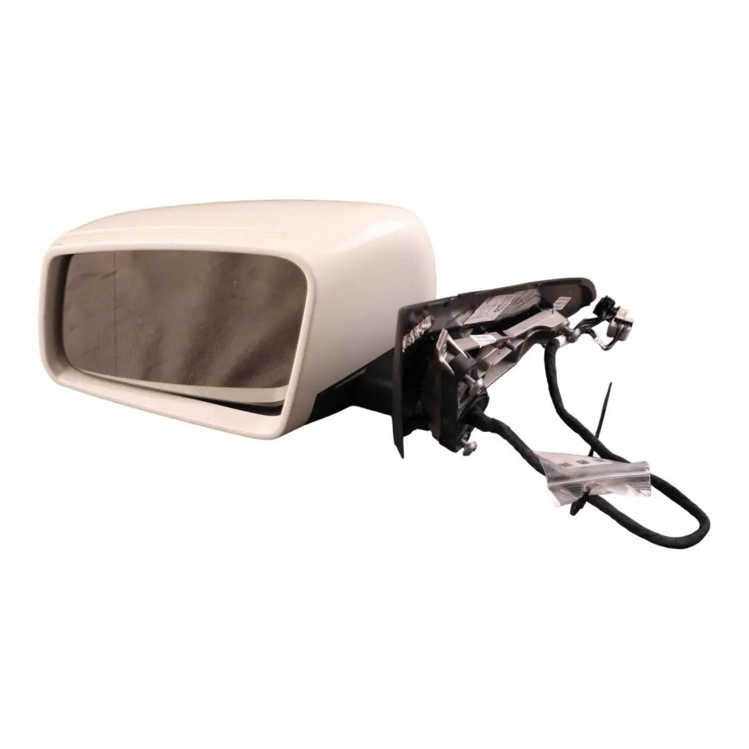 Mercedes W176 Wing Mirror Door Left N/S Power Fold Outside Calcite White - 650 - SKU RHD-A1768100500-CW - Part number A1768100500