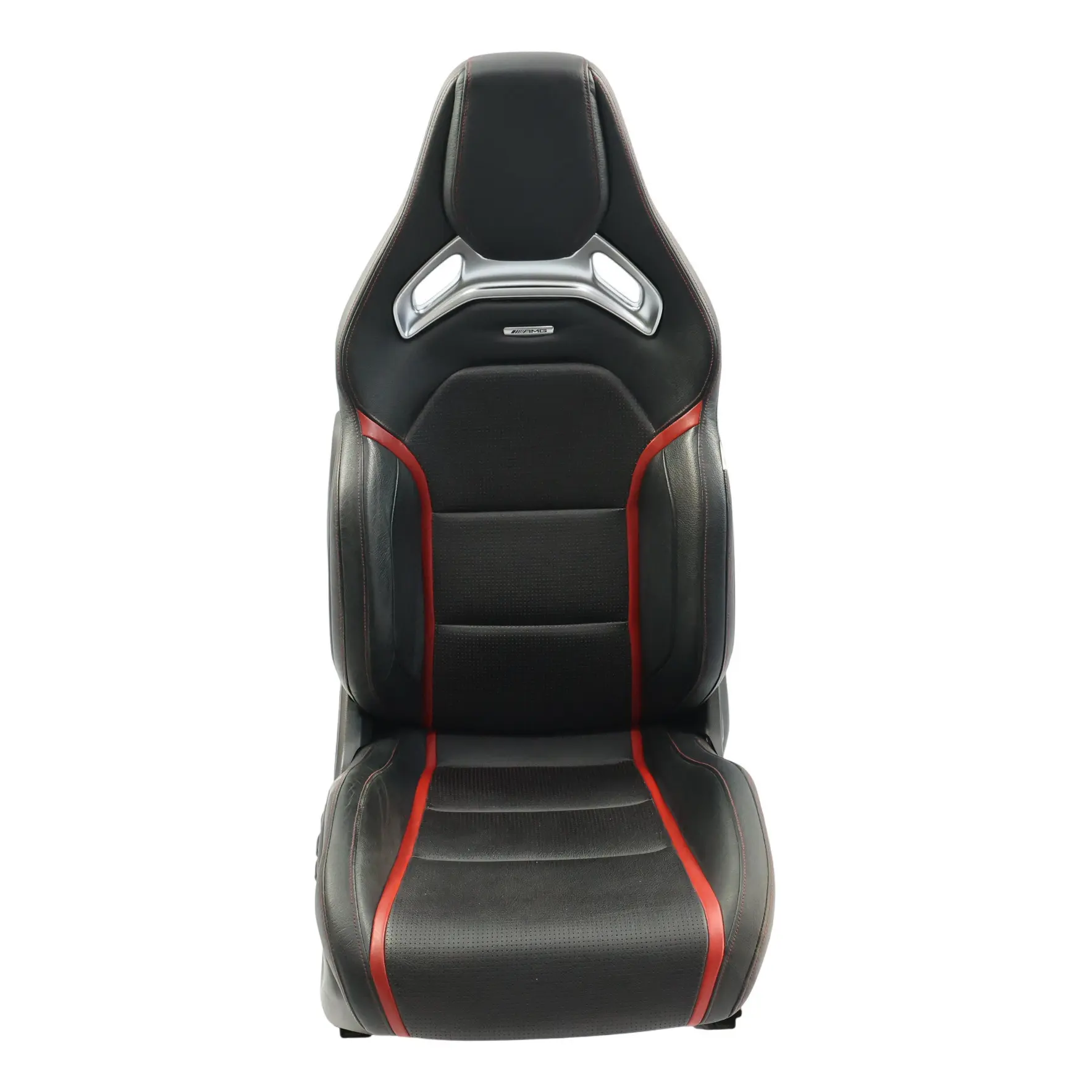 Front Seat Mercedes C117 W176 Right O/S AMG Leather Black Red Heated Memory
