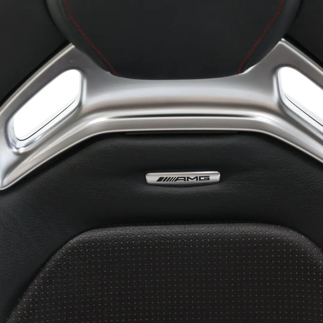  Front Seat Mercedes C117 W176 Right O/S AMG Leather Black Red Heated Memory - SKU rhd-A1769103902-1 - Part number A1769103902
