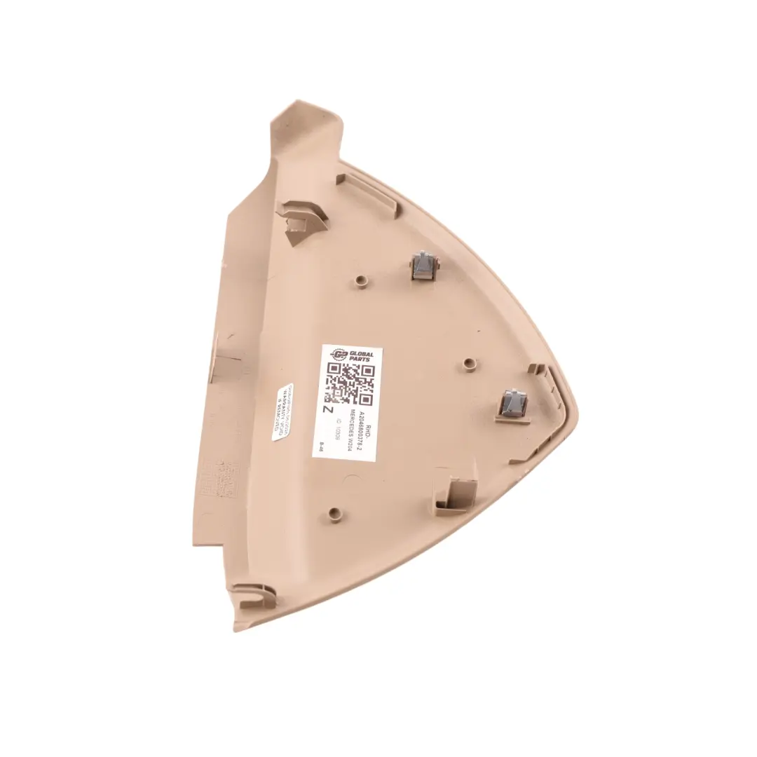 Dashboard Trim Panel Cover Left N/S Beige to Mercedes W204 with Part number A2046800378 Mercedes W204 Dashboard Trim Panel Cover Left N/S Beige - SKU RHD-A2046800378-2 - Part number A2046800378