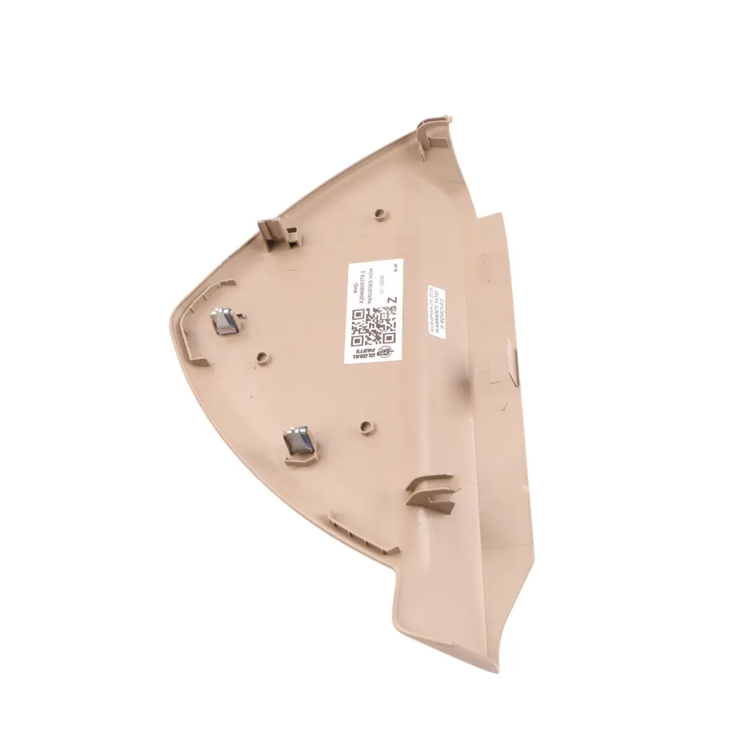 Dashboard Trim Panel Cover Left N/S Beige to Mercedes W204 with Part number A2046800378 Mercedes W204 Dashboard Trim Panel Cover Left N/S Beige - SKU RHD-A2046800378-2 - Part number A2046800378