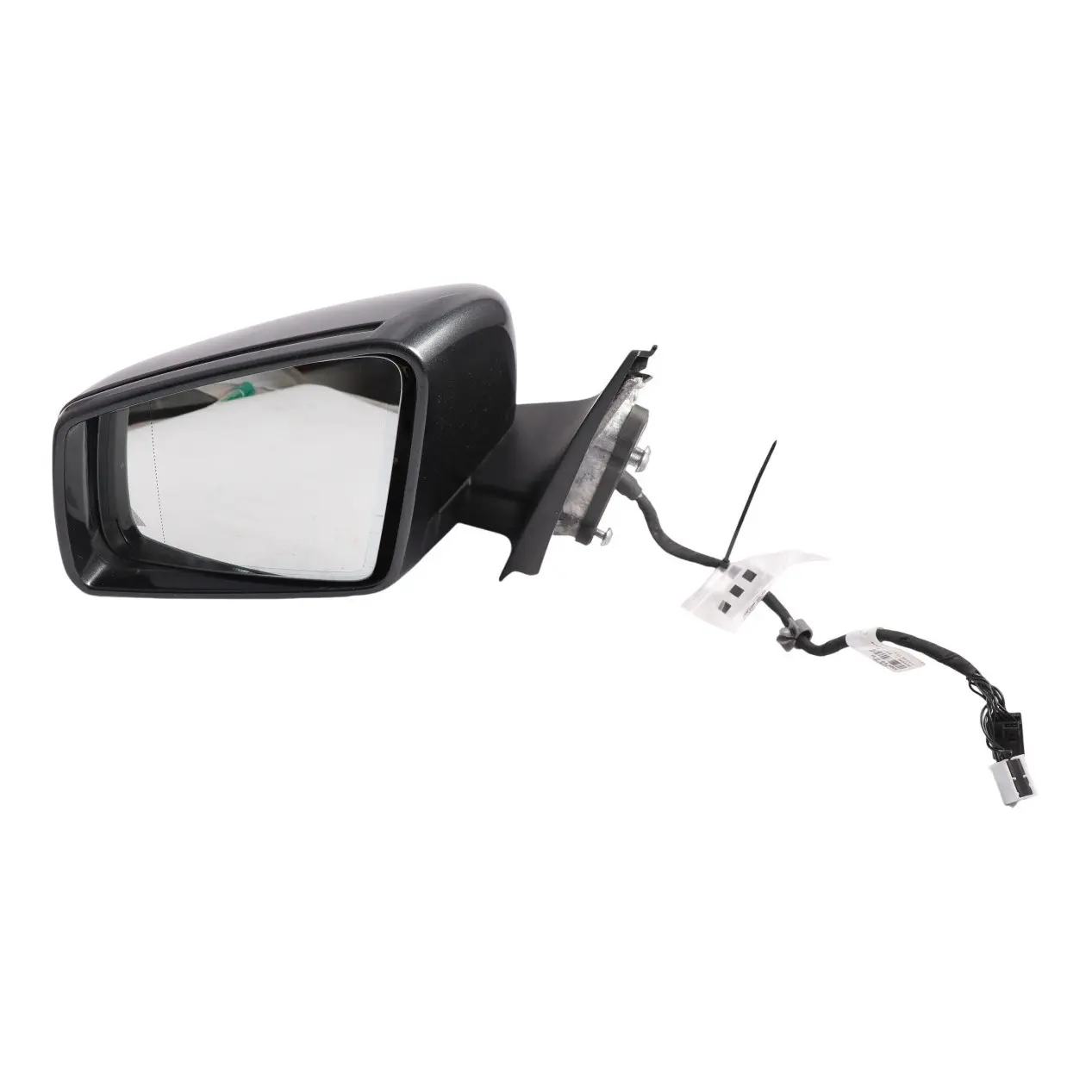 Mercedes W204 Wing Mirror Door Left N/S Outside Power Fold Magnetite Black 183