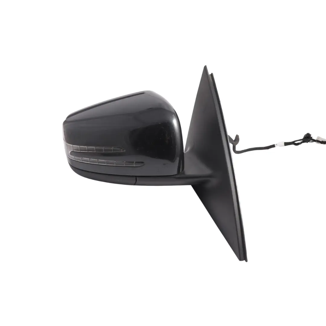 Mercedes C204 Wing Mirror Door Right O/S Outside Power Fold Magnetite Black 183 - SKU RHD-A2048102476-MTS - Part number A2048102476