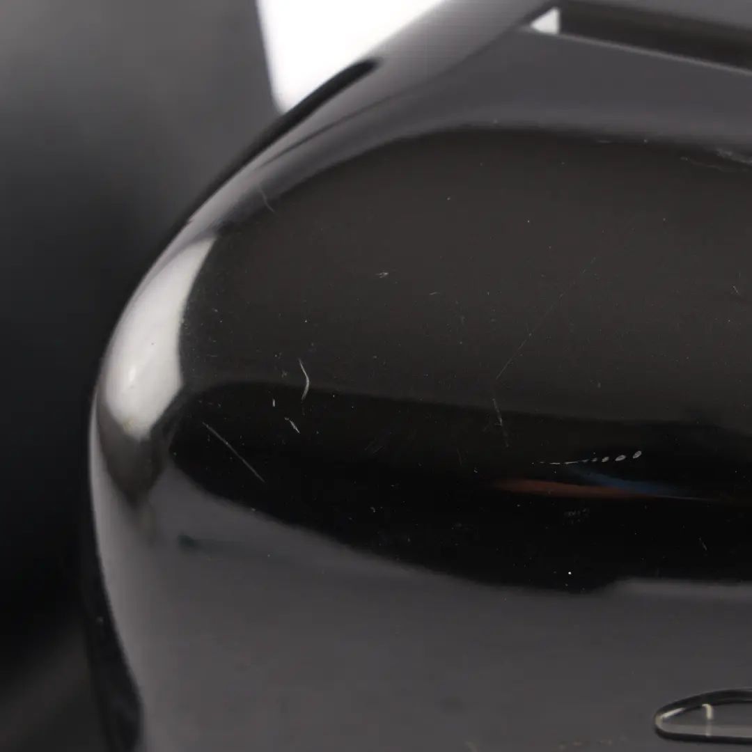 Mercedes W204 Wing Mirror Door Left N/S Auto Dip Obsidian Black - 197 - SKU rhd-A2048102976-OB - Part number A2048102976