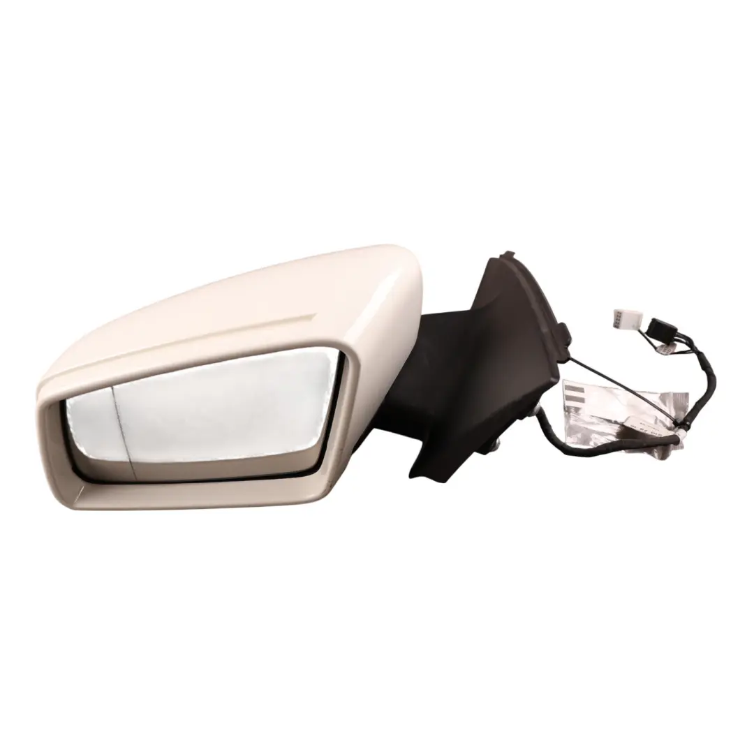 Mercedes W204 Coupe Wing Mirror Power Fold Door Left N/S Calcite White - 650 - SKU RHD-A2048103576-CW - Part number A2048103576