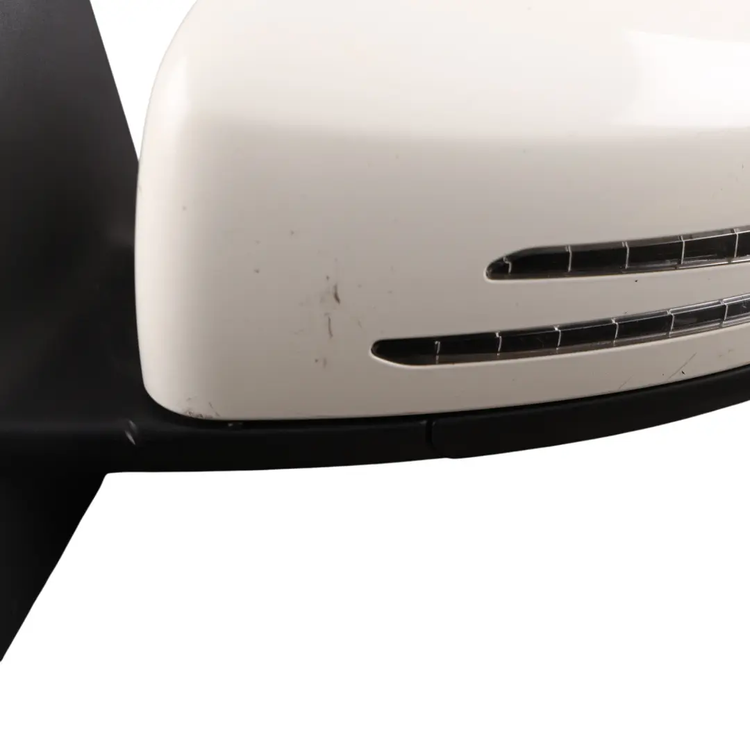 Mercedes W204 Coupe Wing Mirror Power Fold Door Left N/S Calcite White - 650 - SKU RHD-A2048103576-CW - Part number A2048103576