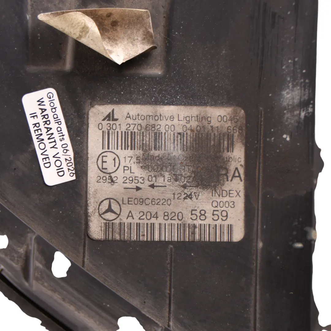 Adaptive Headlight Headlamp Front Right O/S to Mercedes W204 Xenon with Part number A2048205859 Mercedes W204 Xenon Adaptive Headlight Headlamp Front Right O/S - SKU RHD-A2048205859 - Part number A2048205859