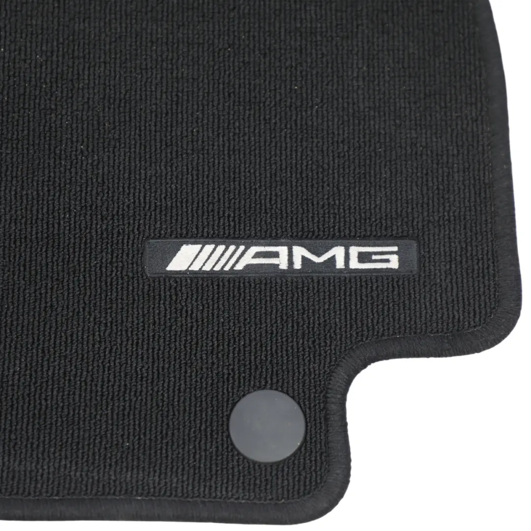 Mercedes C205 AMG Interior Carpet Floor Mats Black Front Rear Set - SKU RHD-A2056802601-2 - Part number A2056802601