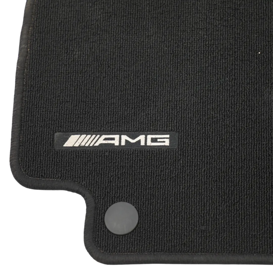 Mercedes C205 AMG Interior Carpet Floor Mats Black Front Rear Set - SKU RHD-A2056802601-2 - Part number A2056802601