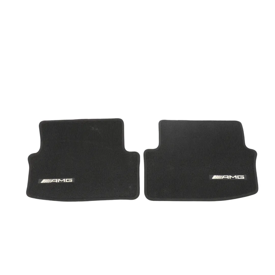 Interior Carpet Floor Mats Black Front Rear Set to Mercedes C205 AMG with Part number A2056802601 Mercedes C205 AMG Interior Carpet Floor Mats Black Front Rear Set - SKU RHD-A2056802601-2 - Part number A2056802601