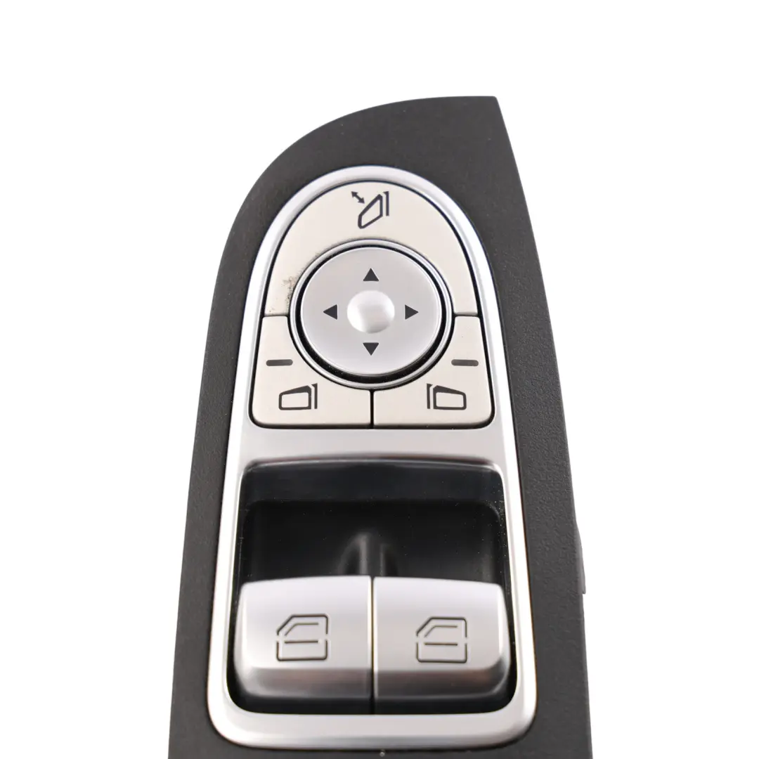 Mercedes C205 Front Door Driver's Side Window Switch Panel Right O/S Black - SKU RHD-A2059050302-1 - Part number A2059050302