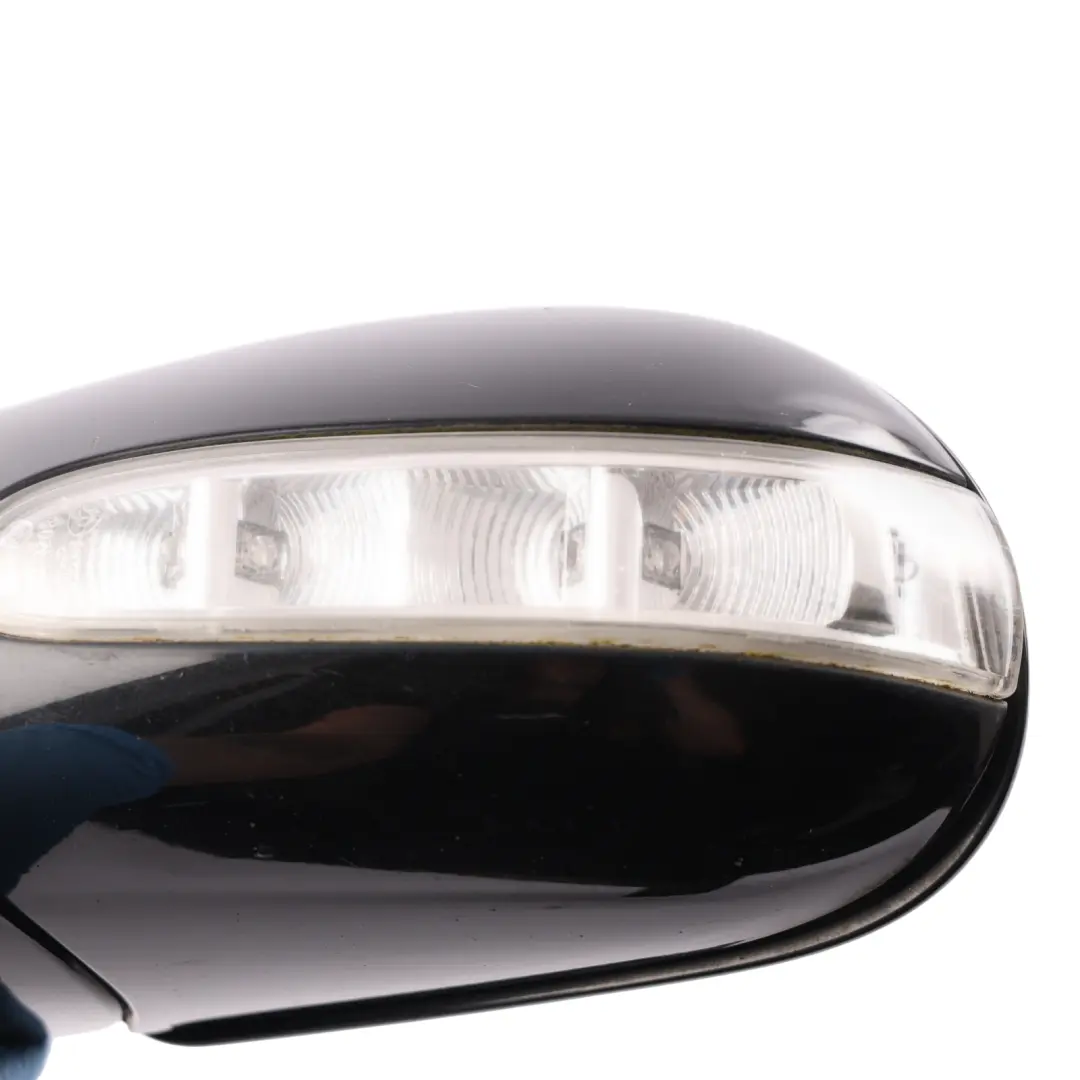 Mercedes C209 Wing Mirror Power Fold Door Left N/S Obsidian Black Metallic - 197 - SKU RHD-A2098100576-OB1 - Part number A2098100576