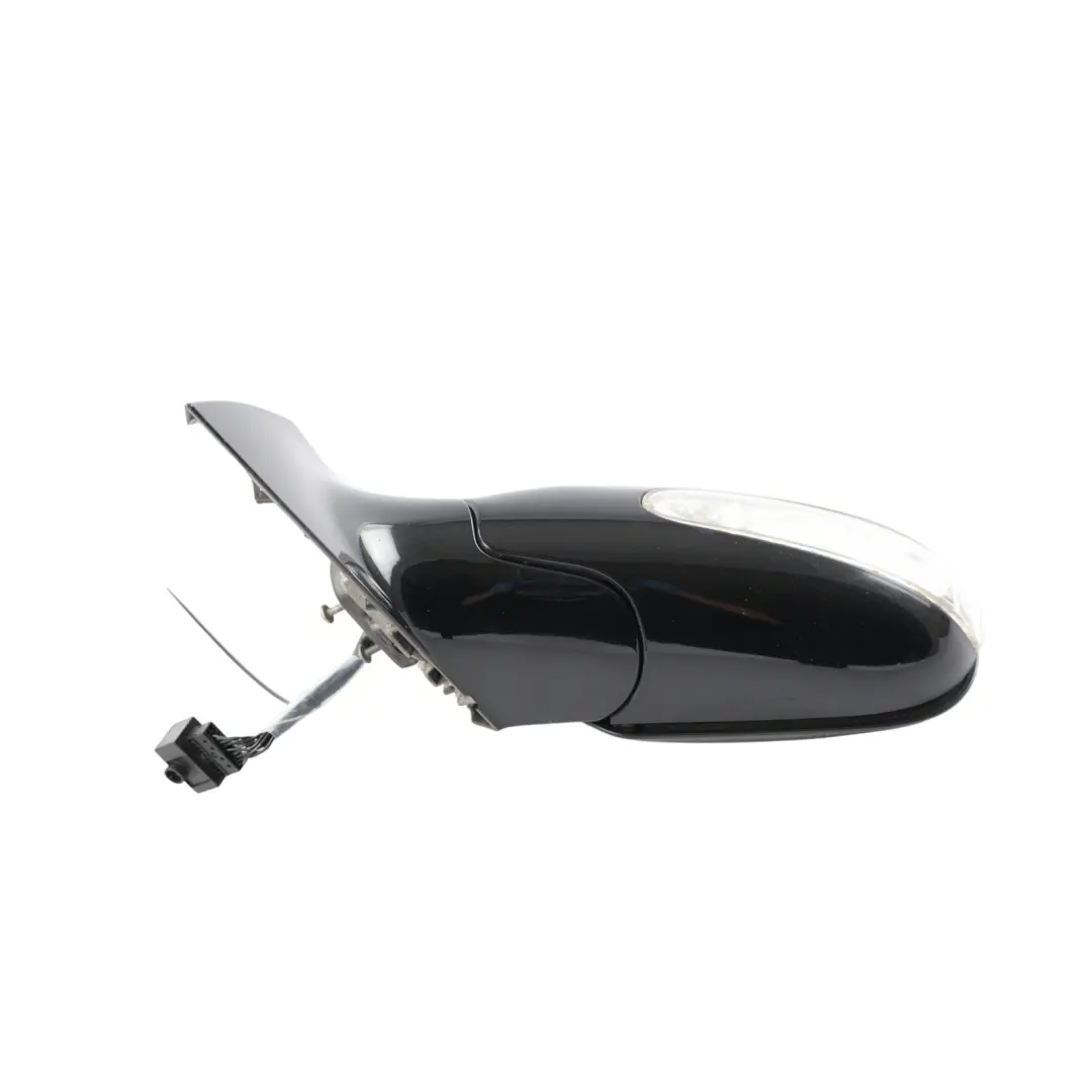 Mercedes C209 Wing Mirror Power Fold Door Left N/S Obsidian Black Metallic - 197 - SKU RHD-A2098100576-OB1 - Part number A2098100576