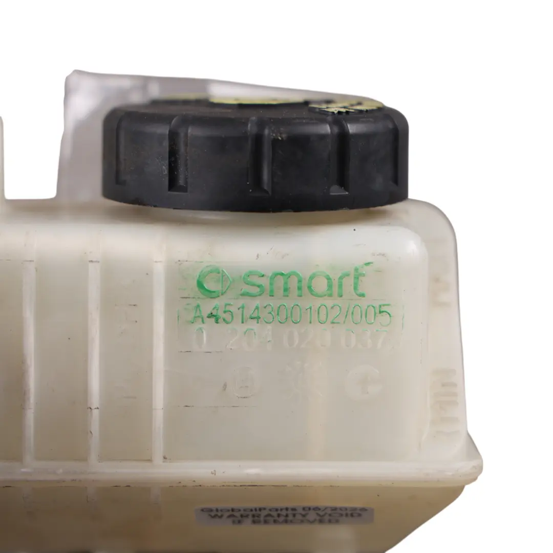 Smart Fortwo C451 Brake Servo Fluid Reservoir Expansion Tank - SKU RHD-A4514300102-1 - Part number A4514300102