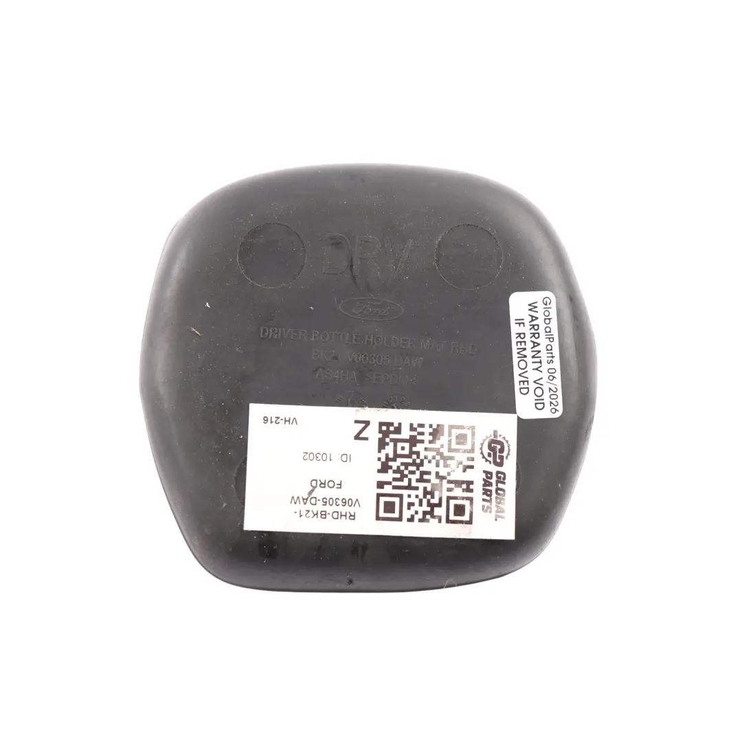 Ford Transit Custom Cup Holder Rubber Insert Mat - SKU RHD-BK21-V06305-DAW - Part number BK21-V06305-DAW