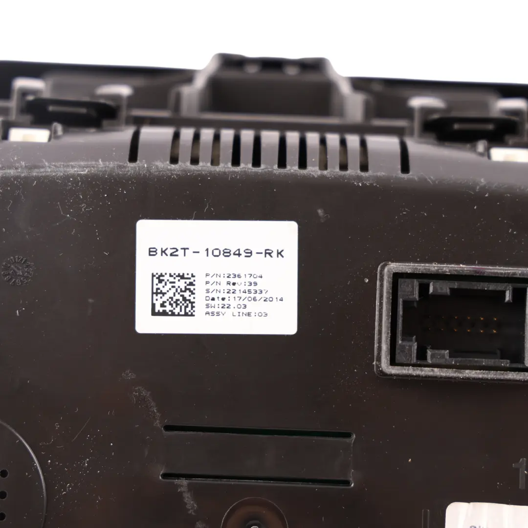 Ford Transit Custom Speedometer Instrument Cluster 2.0 Diesel - SKU RHD-BK2T-10849-RK - Part number BK2T-10849-RK