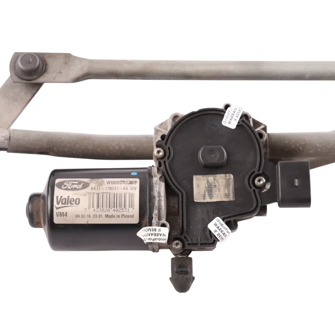 Ford Transit Mk8 Front Wiper Motor Linkage Mechanism - SKU RHD-BK31-17B571-AA - Part number BK31-17B571-AA