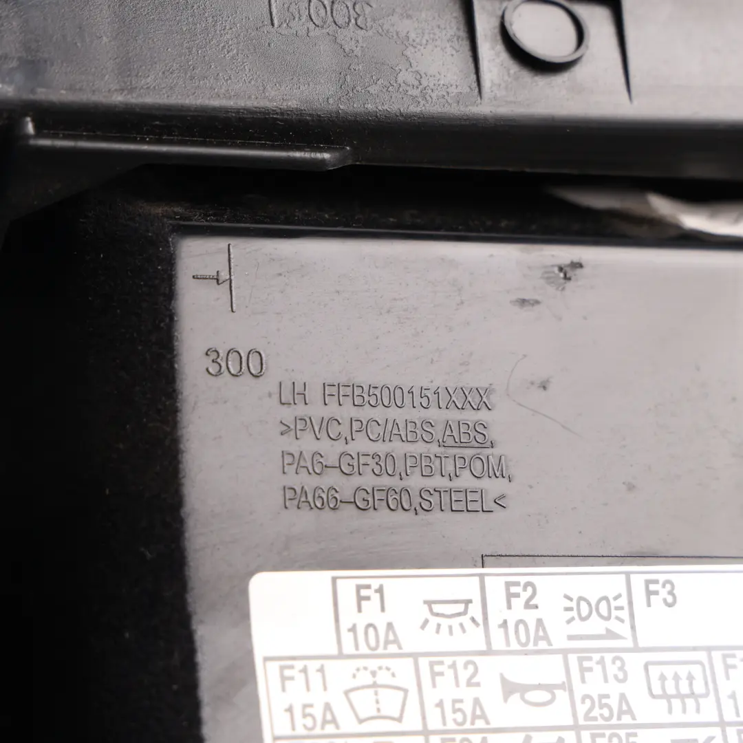 Rover Discovery 3 L319 Front Dashboard Glovebox Passenger Side N/S - SKU RHD-FFB501510YCH - Part number FFB501510YCH