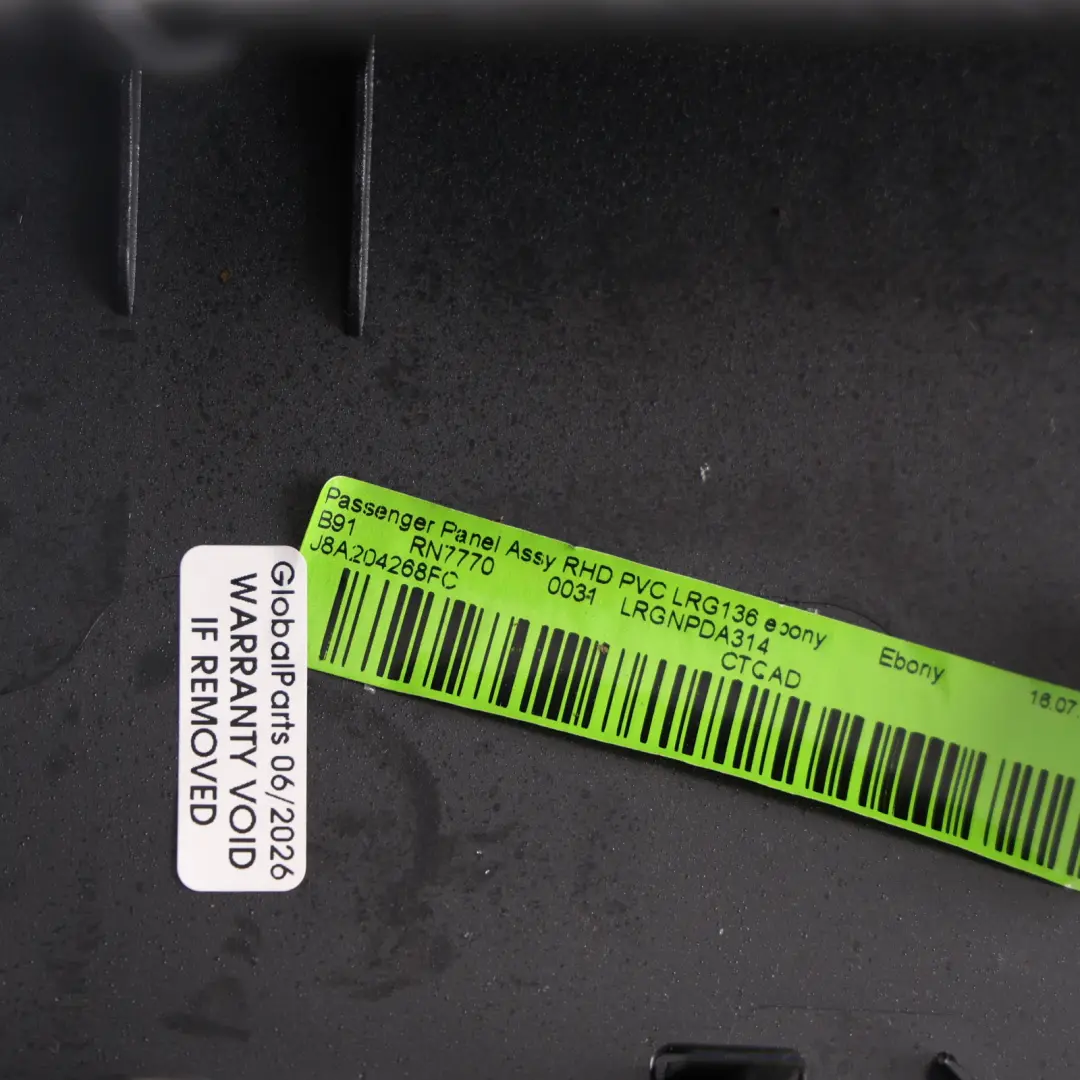Dashboard Trim Panel Cover Right O/S -FC to Range Rover Velar L560 with Part number J8A2-04268 Range Rover Velar L560 Dashboard Trim Panel Cover Right O/S -FC - SKU RHD-J8A2-04268 - Part number J8A2-04268