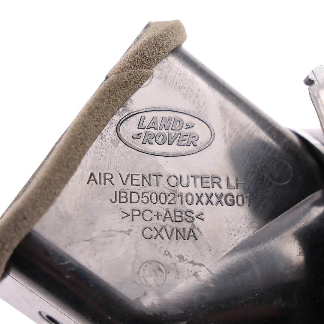 Dashboard Heater Air Inlet Duct Left N/S to Land Rover Discovery 3 L319 with Part number JBD500210 Land Rover Discovery 3 L319 Dashboard Heater Air Inlet Duct Left N/S - SKU RHD-JBD500210-2 - Part number JBD500210