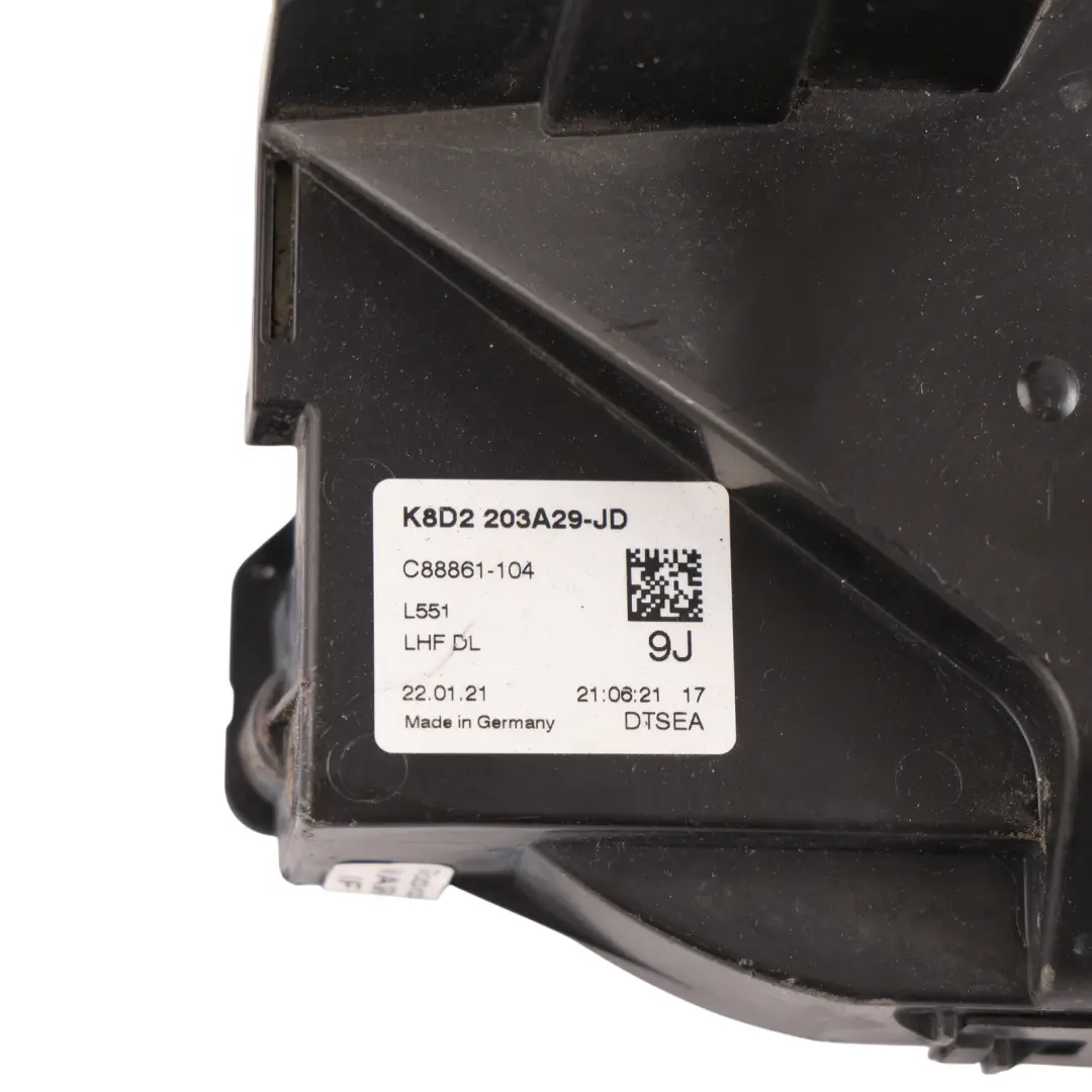 Front Door Lock Mechanism Left N/S to Range Rover Evoque L551 with Part number K8D2-203A29-JD Range Rover Evoque L551 Front Door Lock Mechanism Left N/S - SKU RHD-K8D2-203A29-JD - Part number K8D2-203A29-JD
